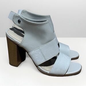 Simply Vera wang block heel stretch strap heels women’s shoes size 7.5